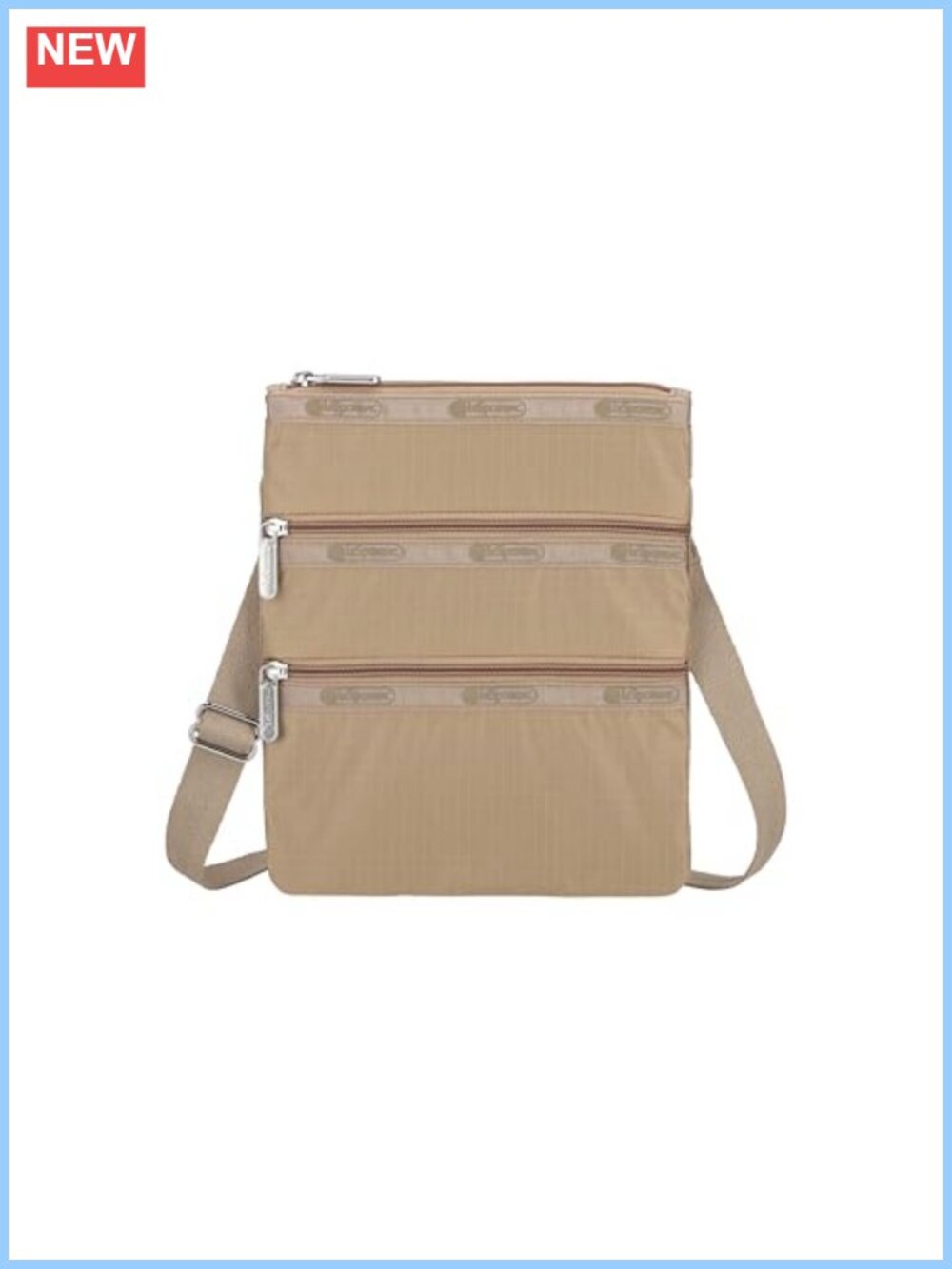LeSportsac Kasey Crossbody Bag Recycled Ripstop Adjustable Strap